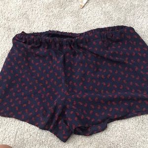 Red and blue shorts michael Kors